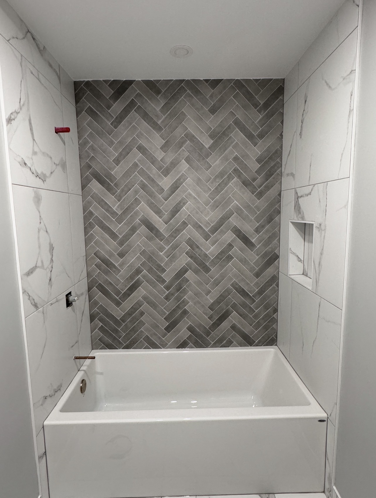 Custom marble tile shower Ottawa — example of our work